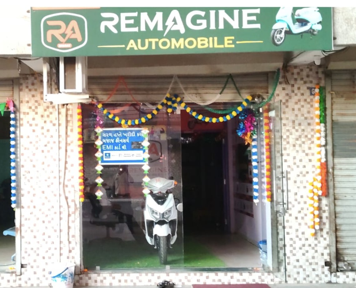 REV Bharat showroom at Shubham Complex, Rajpipla Chokdi, Ankleshwar